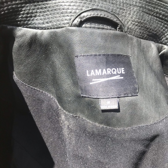 Embroidered women’s leather jacket - Picture 3 of 3